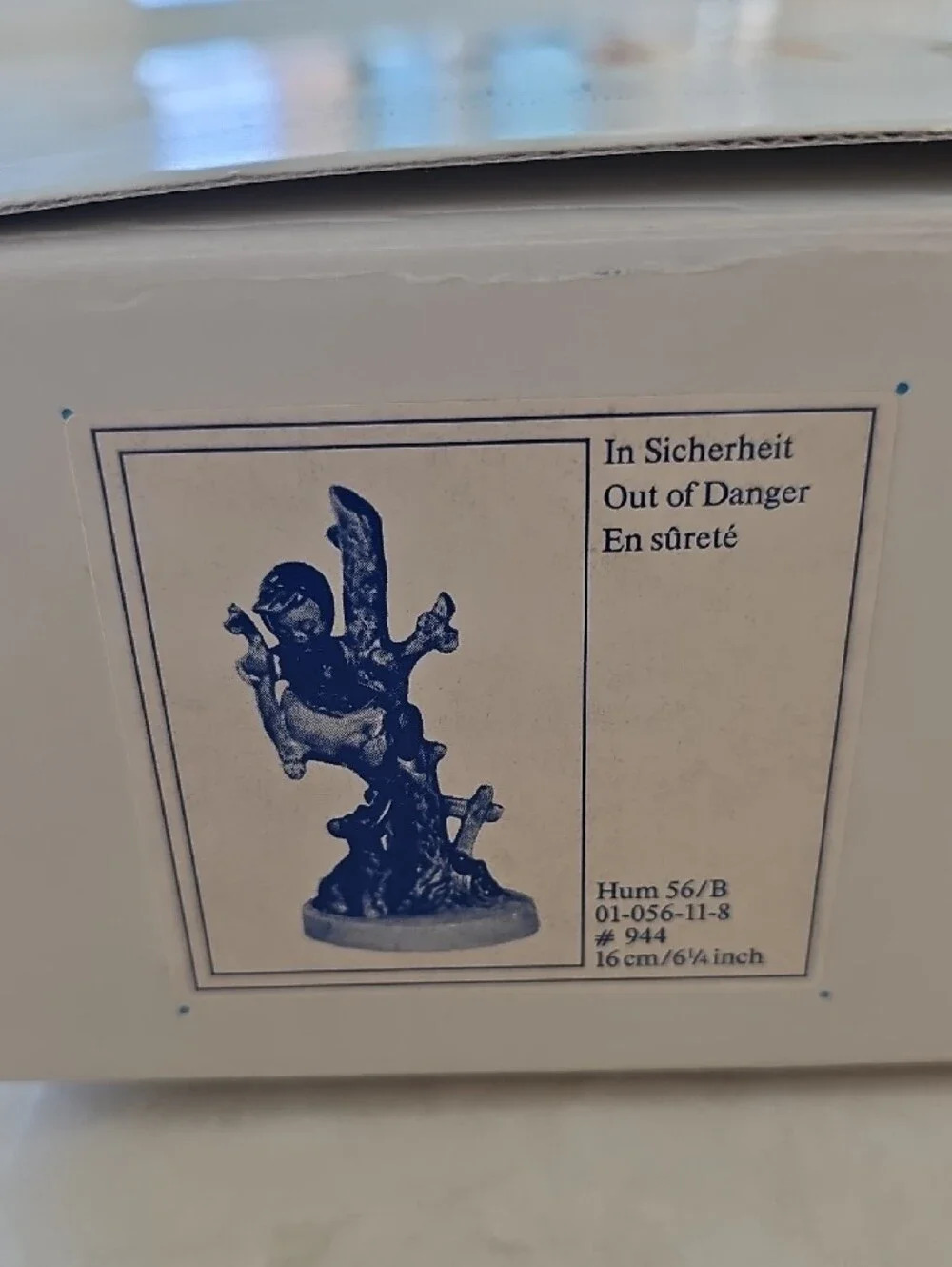 Set Of 2 Hummel Figurines - Out Of Danger and Culprits - Boy And Girl In Trees